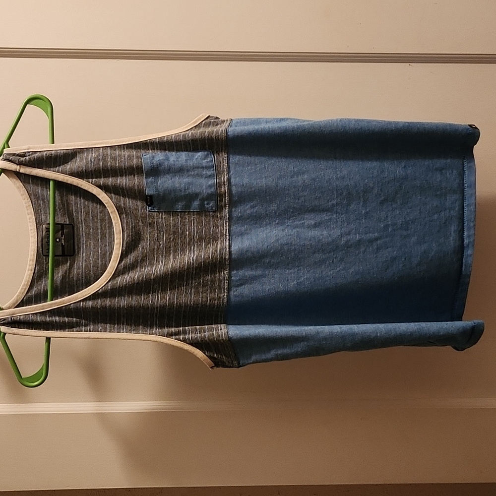 Hurley Gray and Blue Tanktop